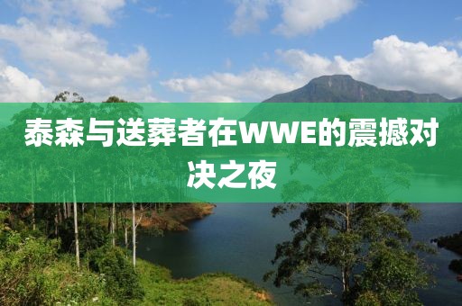 泰森与送葬者在WWE的震撼对决之夜
