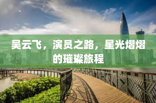 吴云飞，演员之路，星光熠熠的璀璨旅程