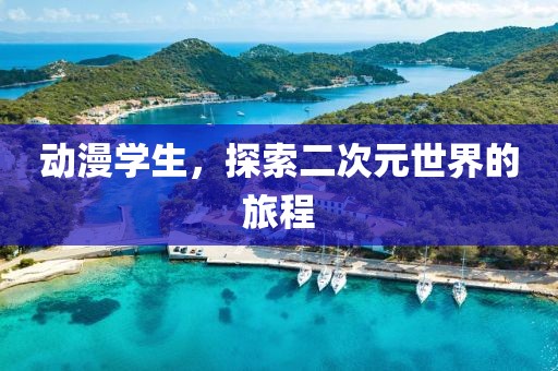 动漫学生，探索二次元世界的旅程