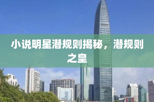 小说明星潜规则揭秘，潜规则之皇