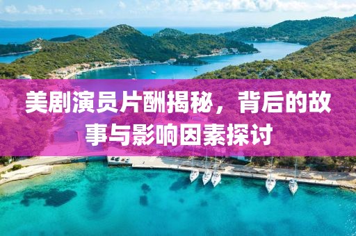 美剧演员片酬揭秘，背后的故事与影响因素探讨