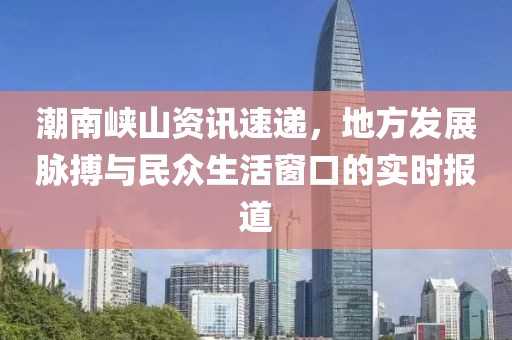潮南峡山资讯速递，地方发展脉搏与民众生活窗口的实时报道