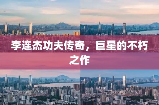 李连杰功夫传奇，巨星的不朽之作