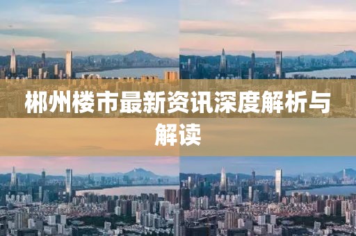 郴州楼市最新资讯深度解析与解读