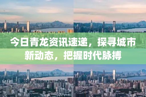 今日青龙资讯速递，探寻城市新动态，把握时代脉搏