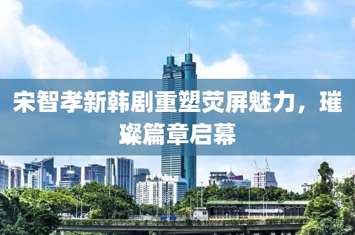 宋智孝新韩剧重塑荧屏魅力，璀璨篇章启幕
