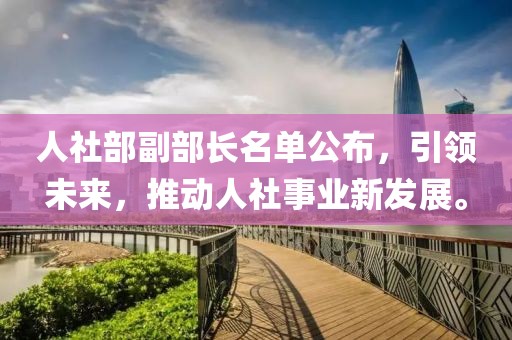 人社部副部长名单公布，引领未来，推动人社事业新发展。