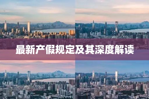 最新产假规定及其深度解读