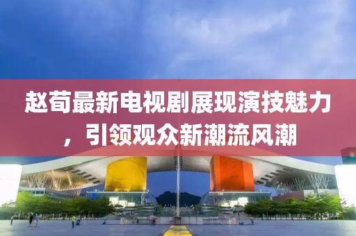 赵荀最新电视剧展现演技魅力，引领观众新潮流风潮