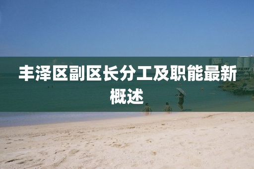 丰泽区副区长分工及职能最新概述