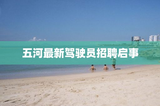 五河最新驾驶员招聘启事