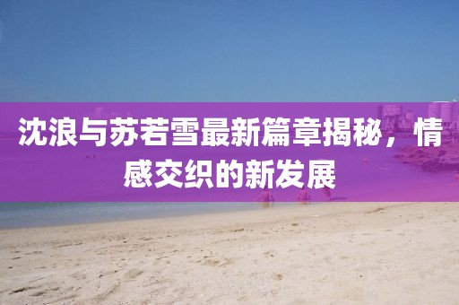沈浪与苏若雪最新篇章揭秘，情感交织的新发展