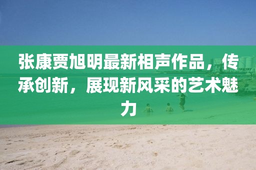 张康贾旭明最新相声作品，传承创新，展现新风采的艺术魅力
