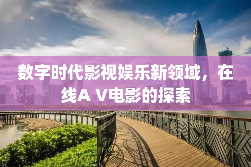 数字时代影视娱乐新领域，在线A V电影的探索
