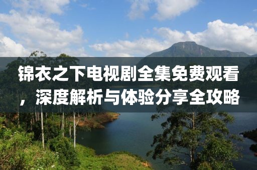 锦衣之下电视剧全集免费观看，深度解析与体验分享全攻略
