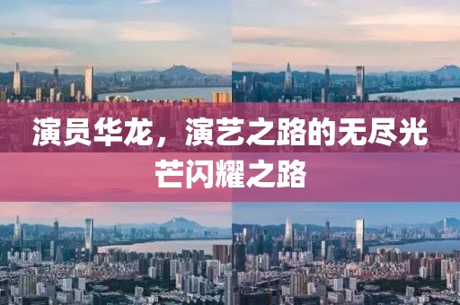 演员华龙，演艺之路的无尽光芒闪耀之路