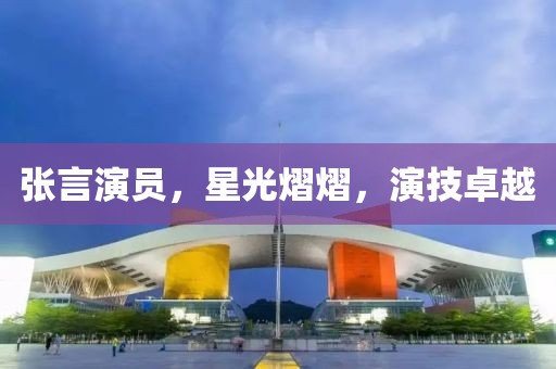张言演员，星光熠熠，演技卓越