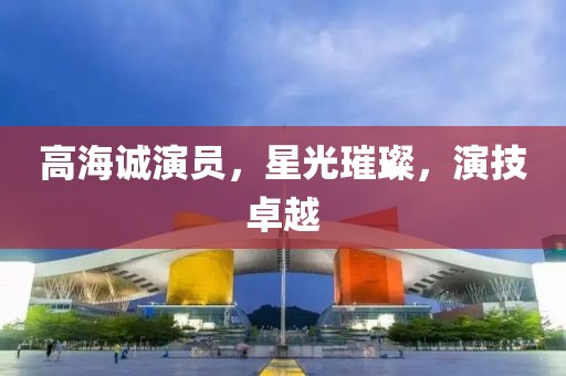高海诚演员，星光璀璨，演技卓越