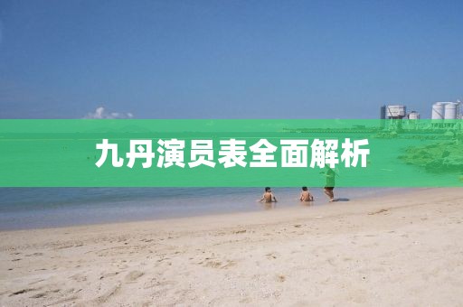 九丹演员表全面解析