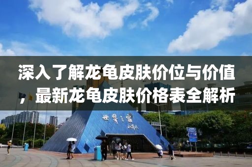 深入了解龙龟皮肤价位与价值，最新龙龟皮肤价格表全解析