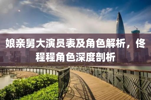 娘亲舅大演员表及角色解析，佟程程角色深度剖析