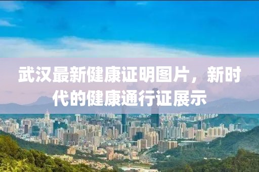 武汉最新健康证明图片，新时代的健康通行证展示