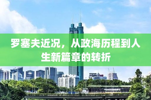 罗塞夫近况，从政海历程到人生新篇章的转折