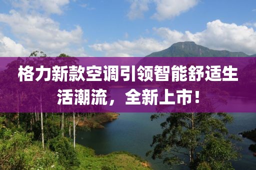 格力新款空调引领智能舒适生活潮流，全新上市！