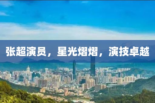 张超演员，星光熠熠，演技卓越