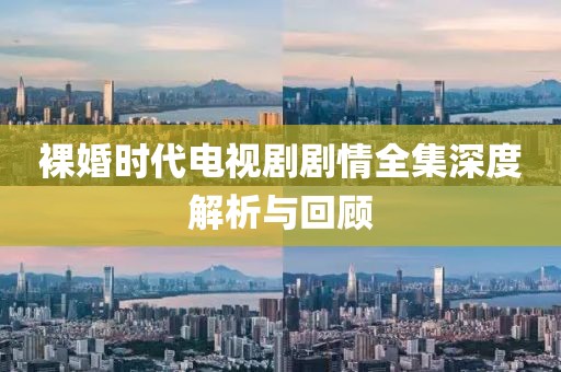 裸婚时代电视剧剧情全集深度解析与回顾