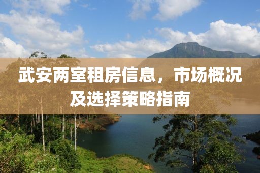 武安两室租房信息，市场概况及选择策略指南