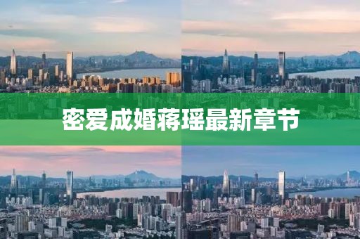 密爱成婚蒋瑶最新章节