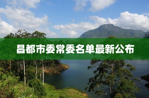 昌都市委常委名单最新公布