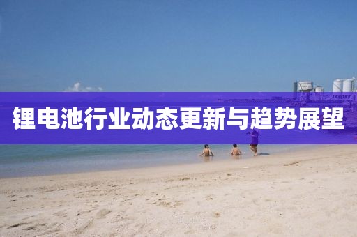 锂电池行业动态更新与趋势展望