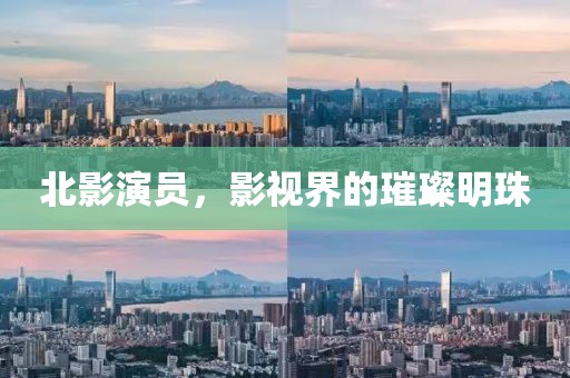 北影演员，影视界的璀璨明珠