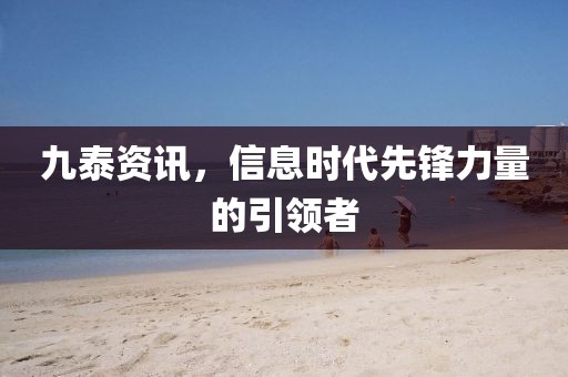 九泰资讯，信息时代先锋力量的引领者