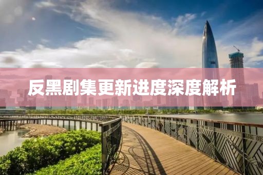 反黑剧集更新进度深度解析