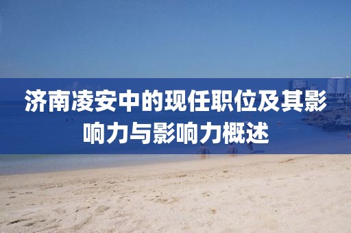 济南凌安中的现任职位及其影响力与影响力概述