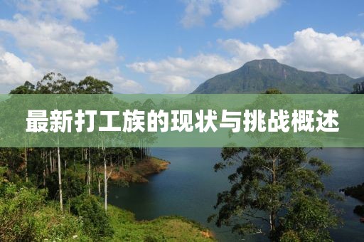 最新打工族的现状与挑战概述