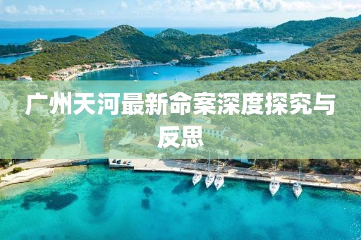 广州天河最新命案深度探究与反思