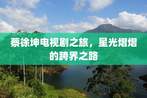蔡徐坤电视剧之旅，星光熠熠的跨界之路