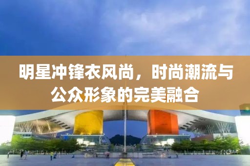 明星冲锋衣风尚，时尚潮流与公众形象的完美融合